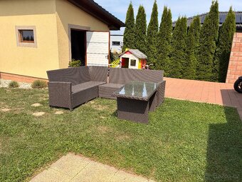 Ratanové sedačka a stul - 4
