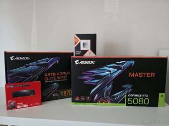 HERNÍ PC- R7 9800X3D/ RTX 5080 AORUS - 4