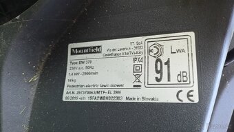 Elektrická Sekačka Mountfield - 4