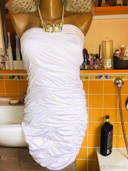 bilesaty#korzetove# spolecenske# bezraminek#bodycon - 4