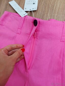 Nové široké kalhoty Bershka vel.34 - 4