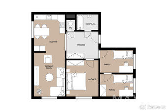 Byt 4+kk o ploše 97 m2 - Horní Kruty, Horní Kruty - 4