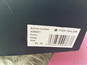 Dámské zimní boty Tom Tailor 39 NOVE - 4