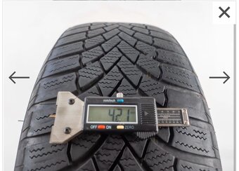 Opel Astra kola 16": plech. disky + zimní pneu - 4