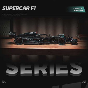 NOVÁ stavebnice formule závodní auto 1020 dílků,délka 52,5 c - 4