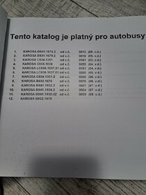 Katalog dílů pro autobusy Karosa 900 4 dílny. - 4