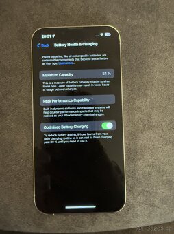Prodám použitý iPhone 13 PRO 256 GB bílý, plně funkční - 4