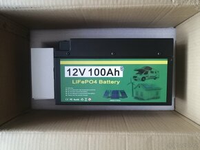 Baterie LiFePO4 - 12V 100Ah s BMS+ nabíječka - 4
