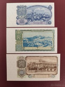 Sestava bankovek 1-100 Kčs 1953 UNC - 4
