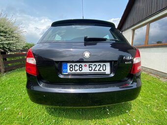 Černá Škoda FABIA II 1,4i 16V 63kW, r.v.2008 - 4
