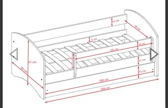 Detska postel Baby dream s nocným stolikom - 4
