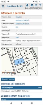 Pozemek Chata Úpice Kvíčala - 4