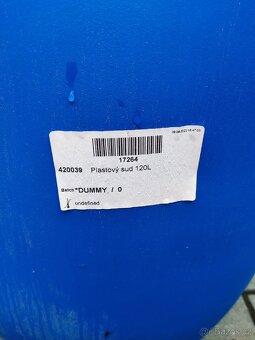 Plastový sud 120 litrů - 4