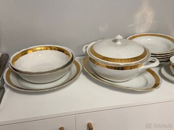 Jidelni sada pozlacena - 4
