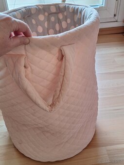 Látkový koš na hračky 50x35 cm - 4