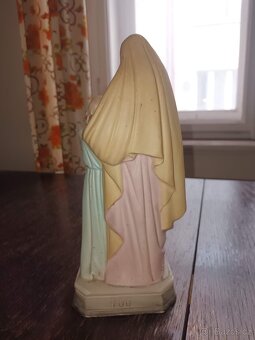 Porcelánová soška Panny Marie - 4