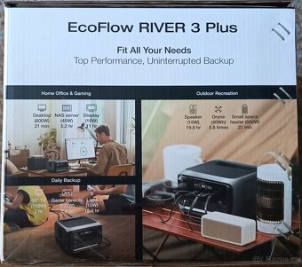 EcoFlow River 3 Plus Bateriová stanice - 4