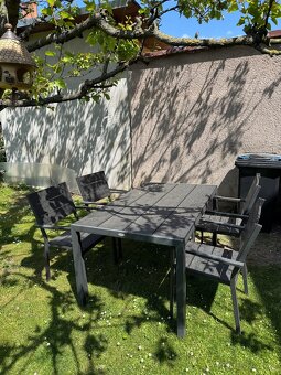 Zahradní sestava stůl + 4x židle / nepoužitá - 4