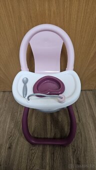 Smoby Jídelní židlička pro panenku Baby Nurse - 4