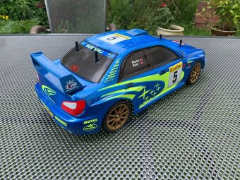 Vintage rarirní Tamiya TL-01 Subaru Impreza 2001 RC 1:10 - 4