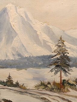 Obraz, Vysoké Tatry olejomalba 51x76 - 4