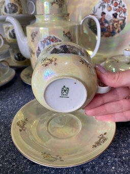 Porcelánový vintage čajový servis Kahla Porzellan - 4