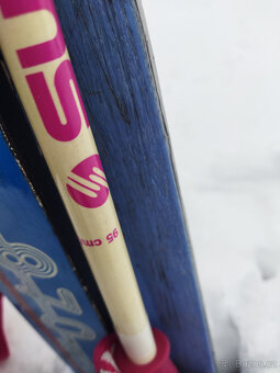 Dětský běžkařský set - 120 cm lyže, boty vel. bot 28-29 - 4