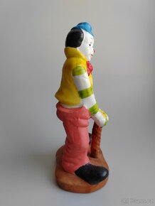 Vintage keramická figurka šaška - 4