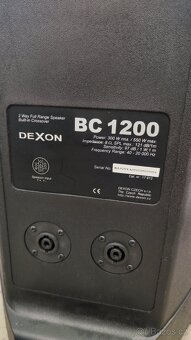 Reprosoustava DEXON BCW 1501A + 2x BC 1200 - 4