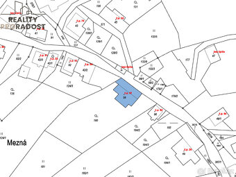 Mezná, Prodej Rodinného domu s apartmánem 310m2, pozemek 219 - 4