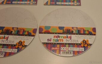 Namaluj si sám - kreativní puzzle bez potisku - 4