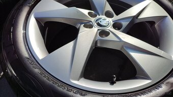 Originální ALU kola 17" + letní pneu 205/50R17 - 4