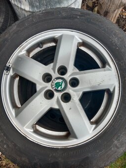 Prodám alu kola 15x100 Octavia 1 - 4