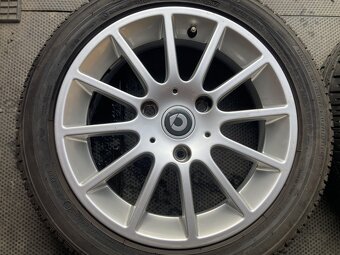 Alu kola SMART FORTWO 15",3x112 letní pneu BRIDGE 1 kolo KO - 4