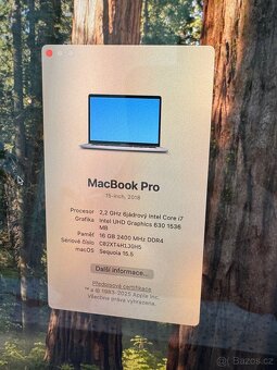 Apple Macbook Pro 15" Retina 2018 i7 16GB 512 g - 4