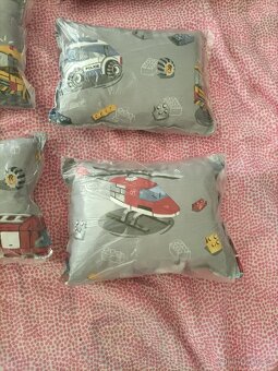 Polštářek, děti, lego, auta - 4