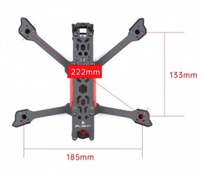 Nový rám iFlight Titan DC5 V1.4 HD 5” Doprava ZDARMA - 4