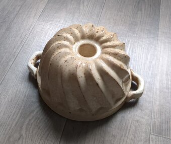 Starožitná FORMA na BÁBOVKU - glazovaná keramika - 4