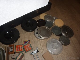 Staré plátno, projektory Meopta, kamera-vše 3.990 - 4