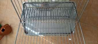 Odkapavac na nadobi - kov, 40 cm, použitý - 4