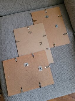 Tři skleněné clip rámy 30x40 cm - 4