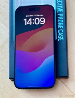 iPhone 15 Pro Modrý Titan BATERIE 100% TOP - 4