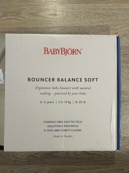 Houpátko/lehátko BabyBjorn Bouncer Balance Soft - 4