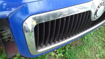 Škoda Octavia 1 přední maska kapota 4590 modrá blue dynamic - 4