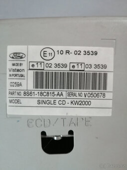 Autorádio Ford 6000 Fusion, Focus - 4
