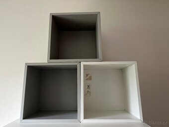 EKET 3kusy Nástěnný policový díl, tmavě šedá, 35x25x35 cm - 4