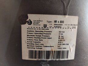 A.C.V. HR s 800 nepřímotopný zásobník 800l, tank in tank, st - 4