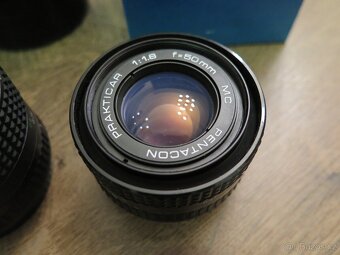 Pentacon Prakticar 28 mm + 50 mm + 135 mm pro Prakticu B - 4