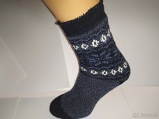 Pánské ponožky pletené z alpaky 3 páry 43-46 - 4