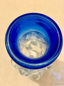 Váza hutní sklo Škrdlovice Ladislav Paleček - 4